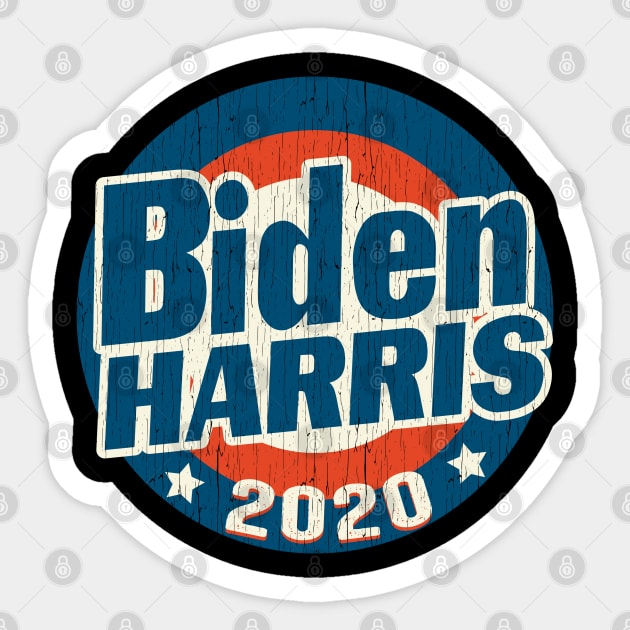 Vintage Biden Harris 2020 Sticker by Dailygrind